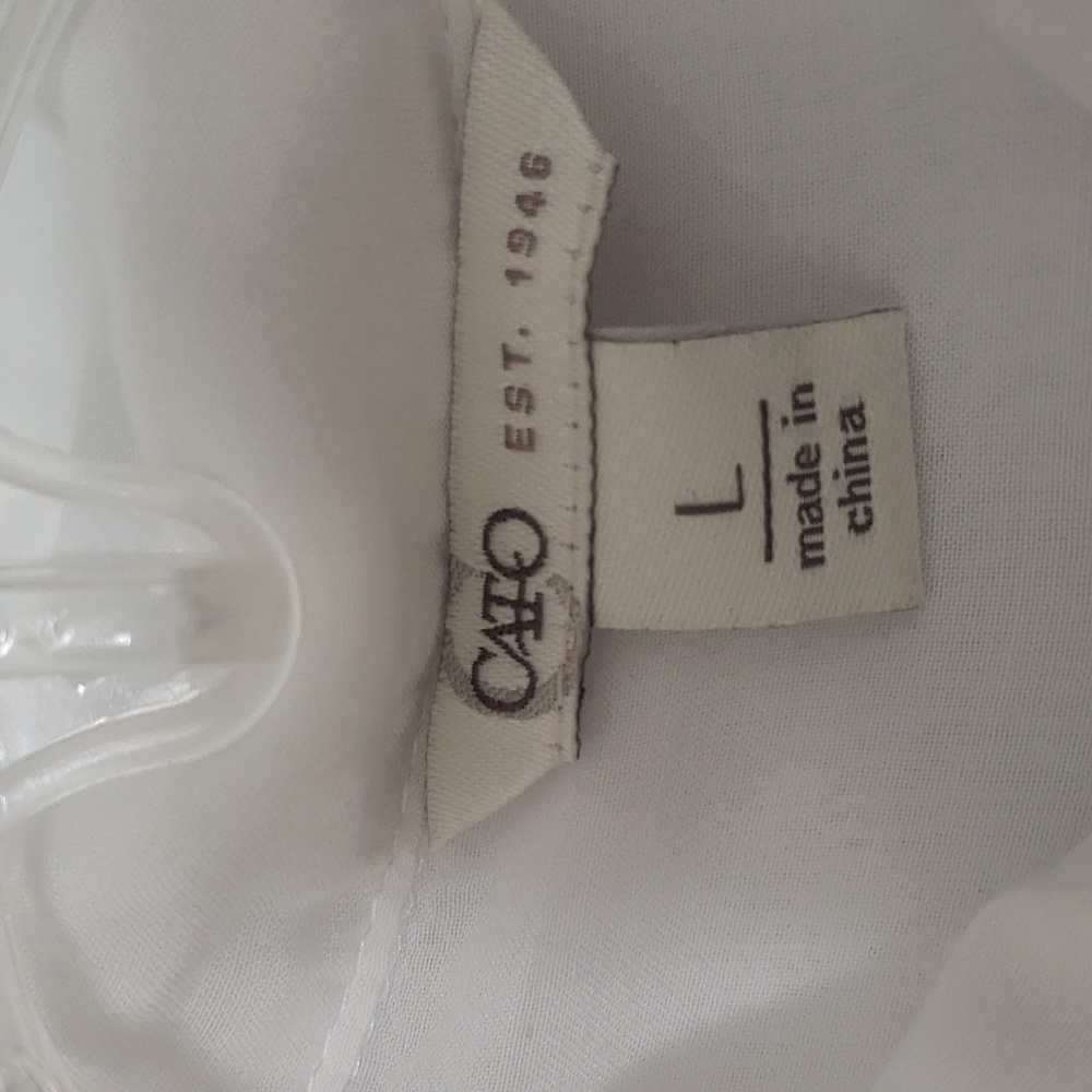 Sheer Lightweight Cotton Viscose Comfort Classic White Shirt Tunic - Picture 9 of 12